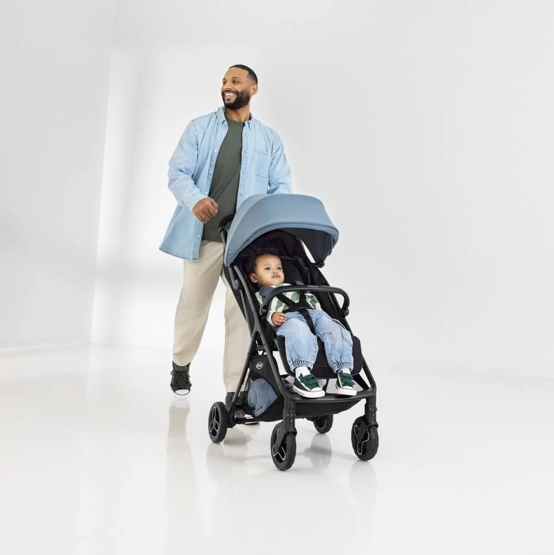 Graco Miravi Compact Stroller – Stormy Blue Lightweight Foldable Pushchair