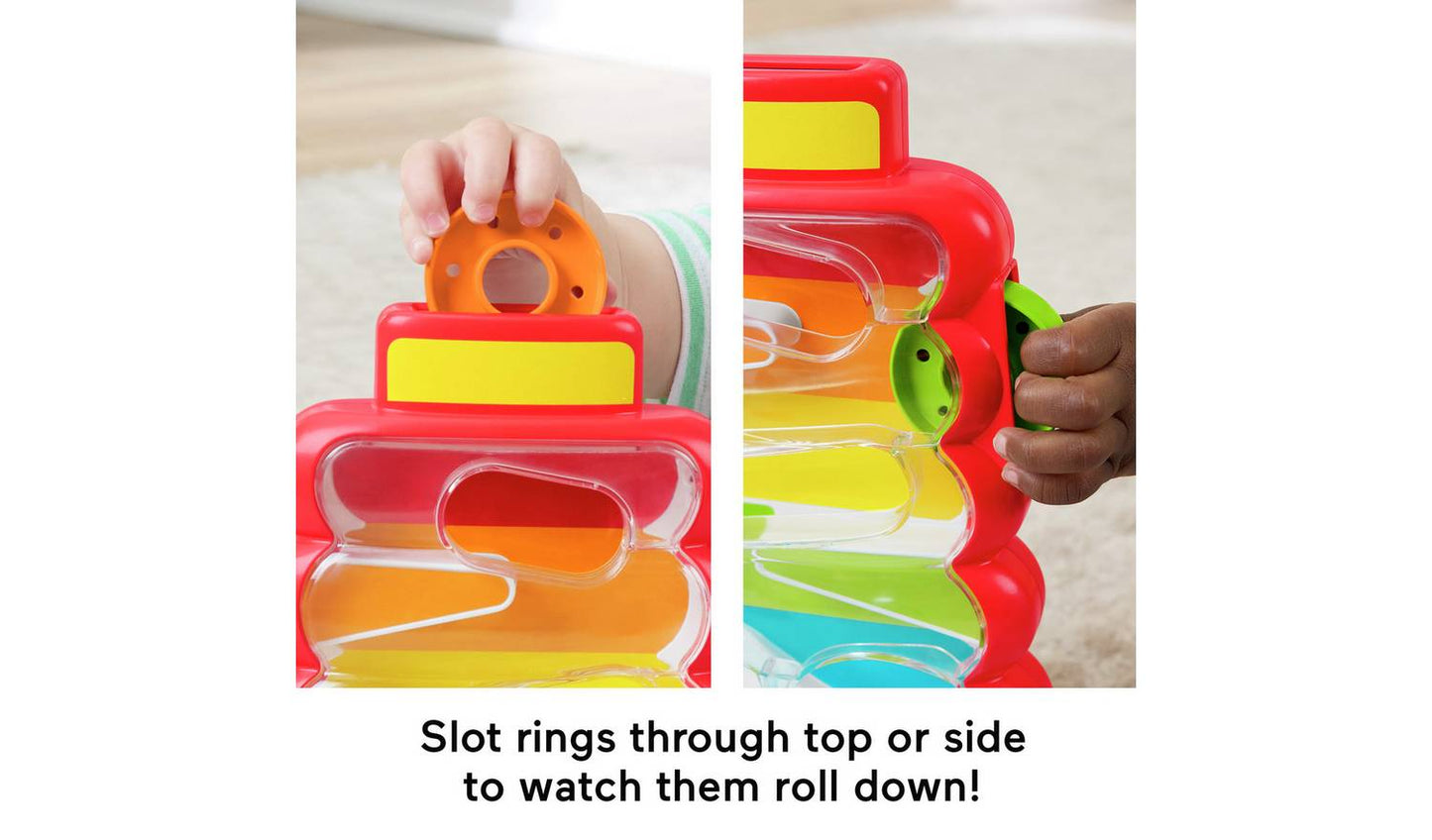 Kiddiewinks Baby Ball Drop Toy – Colourful Rolling Tower Educational Toy for Toddlers