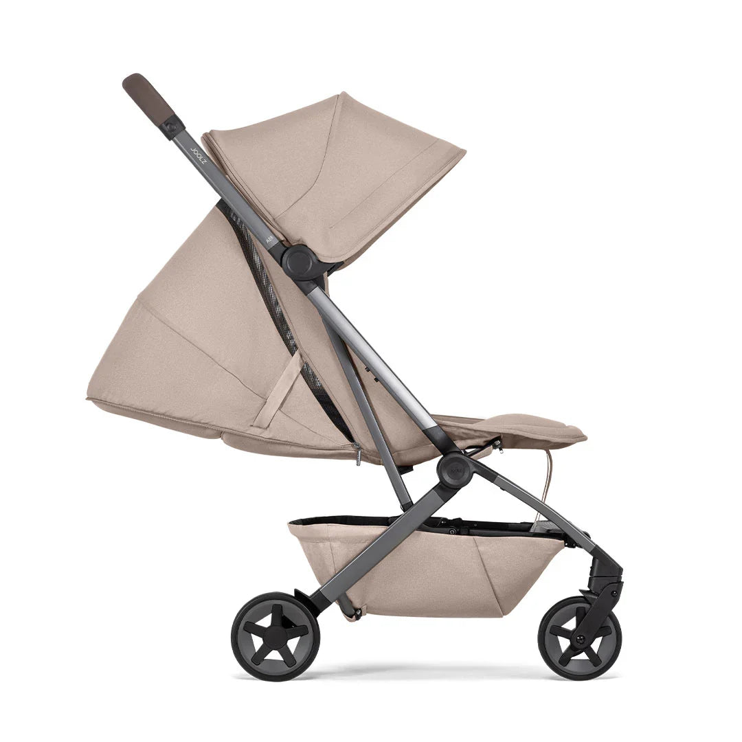 Joolz Aer2 Compact Travel Stroller – Sandy Taupe Lightweight Fold Pushchair