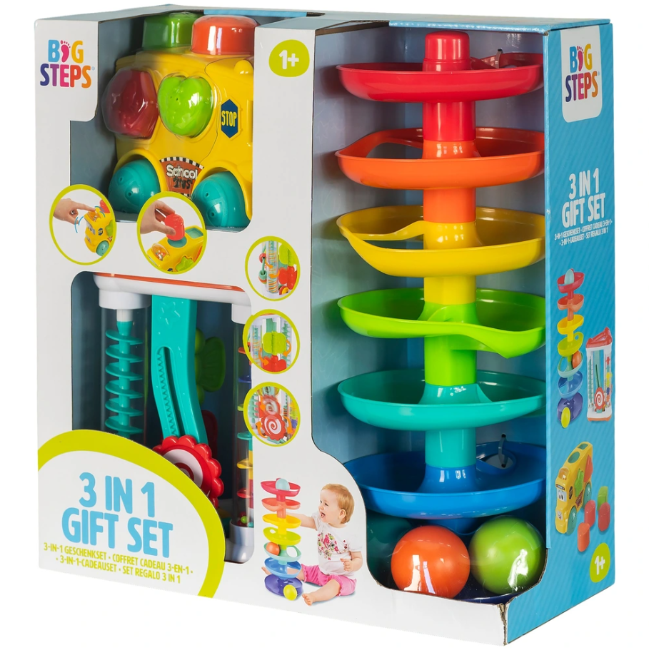 ToyBox™ 3-in-1 Activity Tower Set – Interactive Learning & Play Toy for Kids