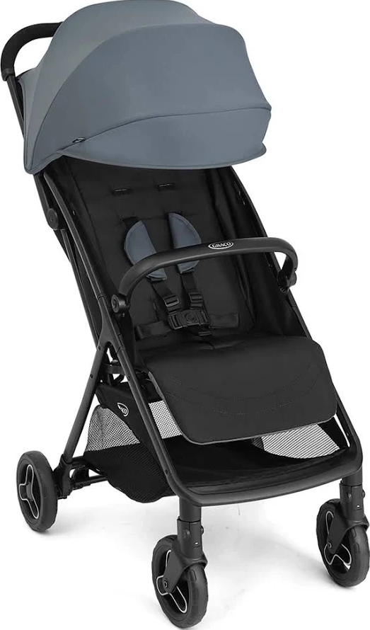 Graco Miravi Compact Stroller – Stormy Blue Lightweight Foldable Pushchair