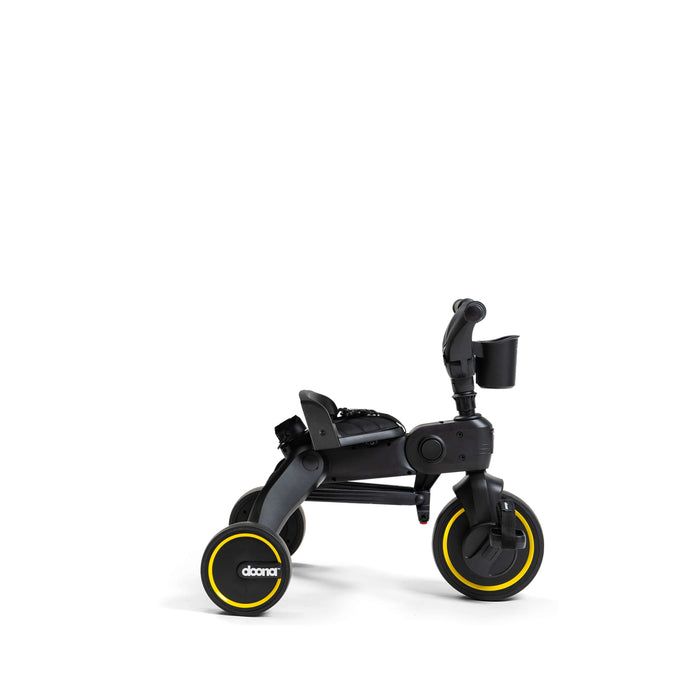 Doona Liki S5 Premium Foldable Toddler Trike with Travel Bag – Midnight Black
