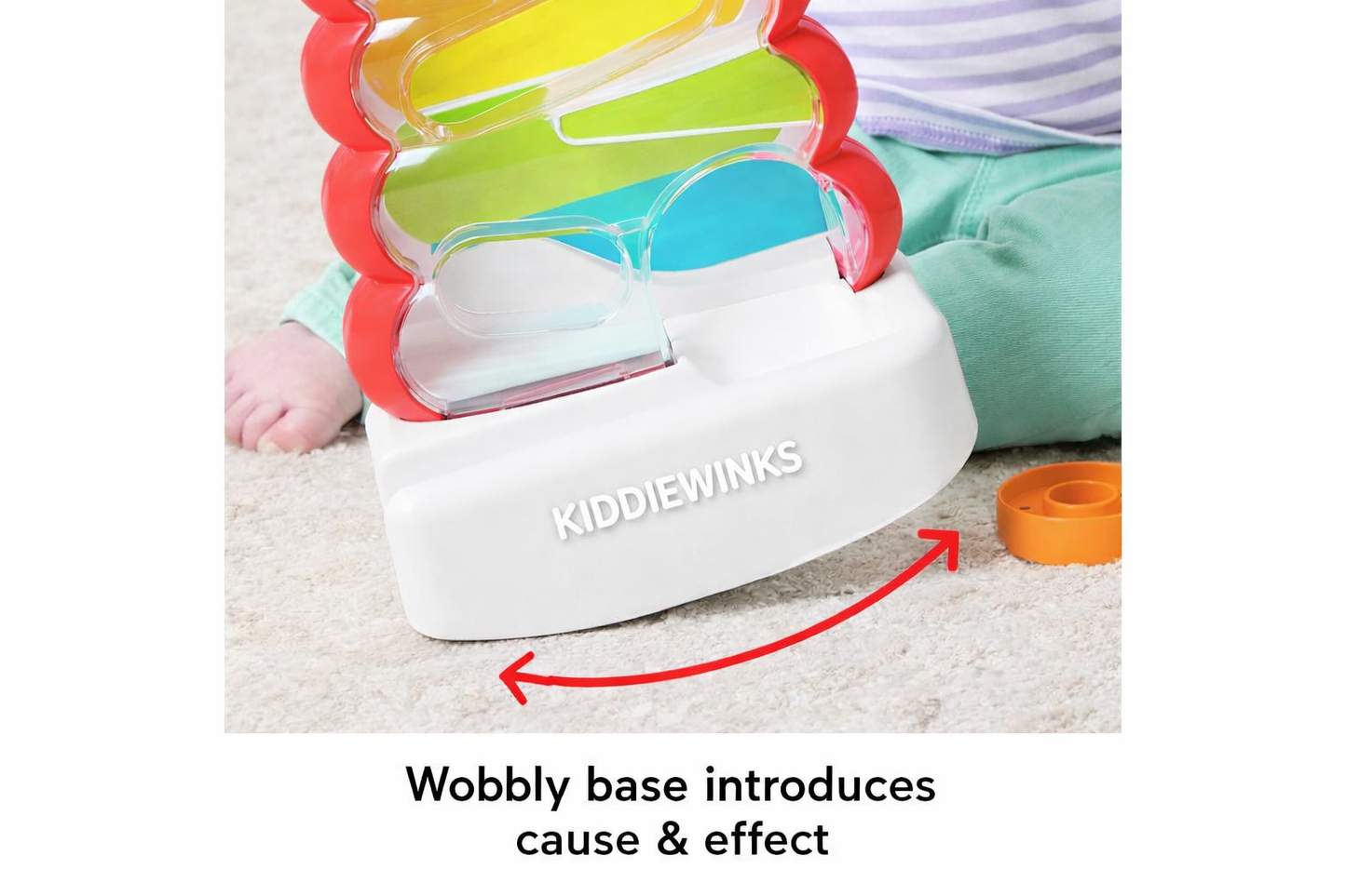 Kiddiewinks Baby Ball Drop Toy – Colourful Rolling Tower Educational Toy for Toddlers