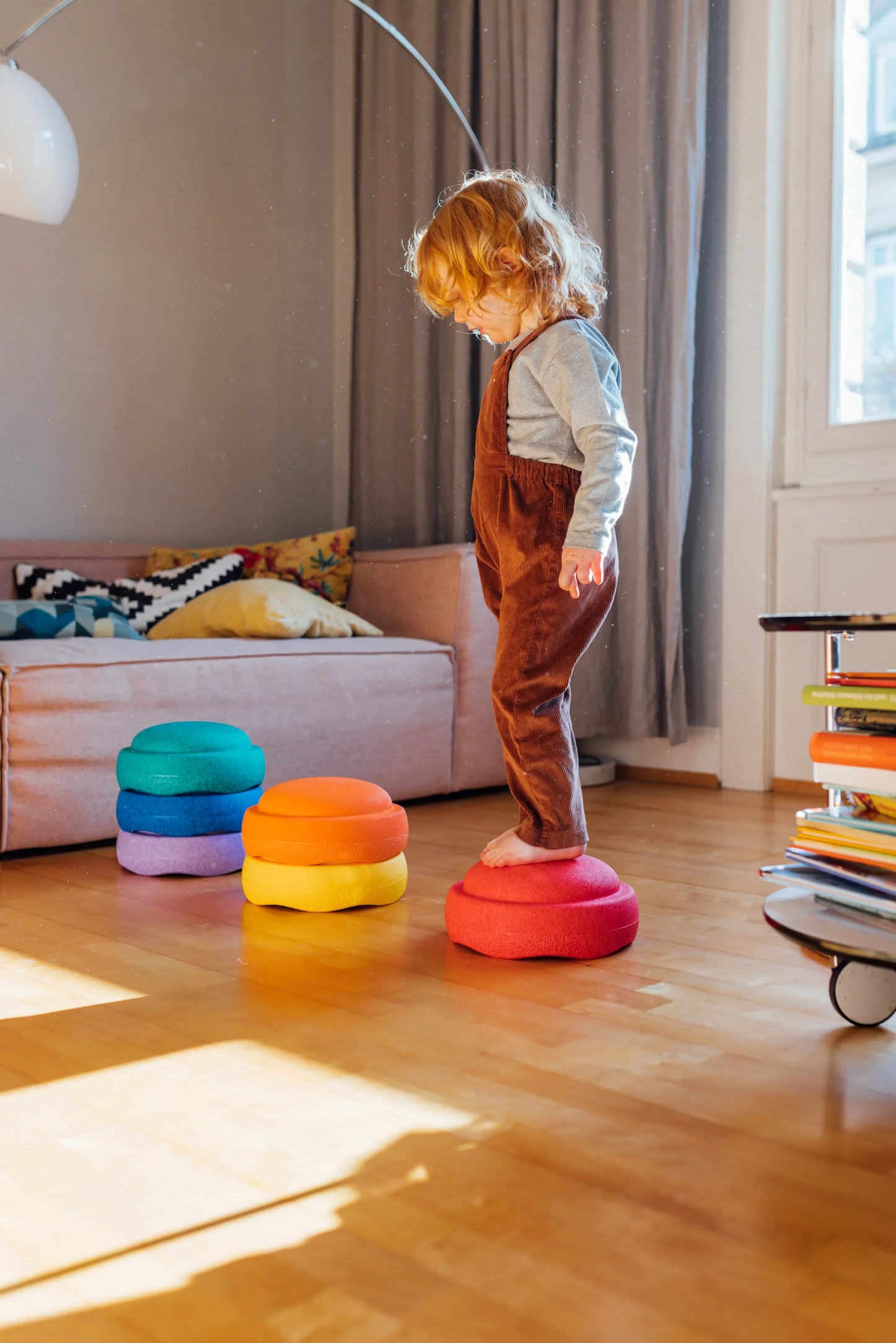 Stapelstein® Original Rainbow 6-Piece Set – Creative Balance & Movement Play Set